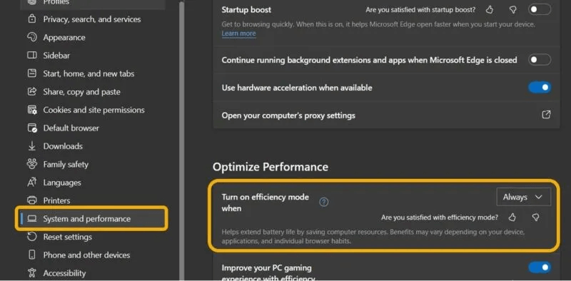 Microsoft-Edge-Efficiency-Mode-800x394.jpg ما هو وضع الكفاءة في Windows 11 وكيفية تمكينه