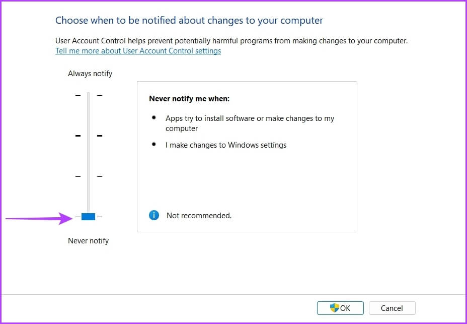 Never-notify كيفية إصلاح خطأ استثناء انتهاك الوصول على Windows 11