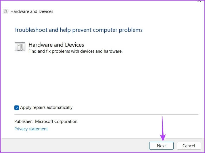Next-option-5 كيفية إصلاح خطأ استثناء انتهاك الوصول على Windows 11