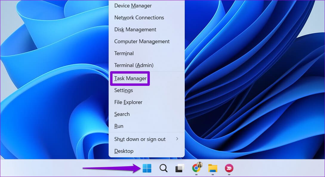 Open-Task-Manager-3 أفضل 7 طرق لإصلاح عدم عمل بحث Discord على Windows