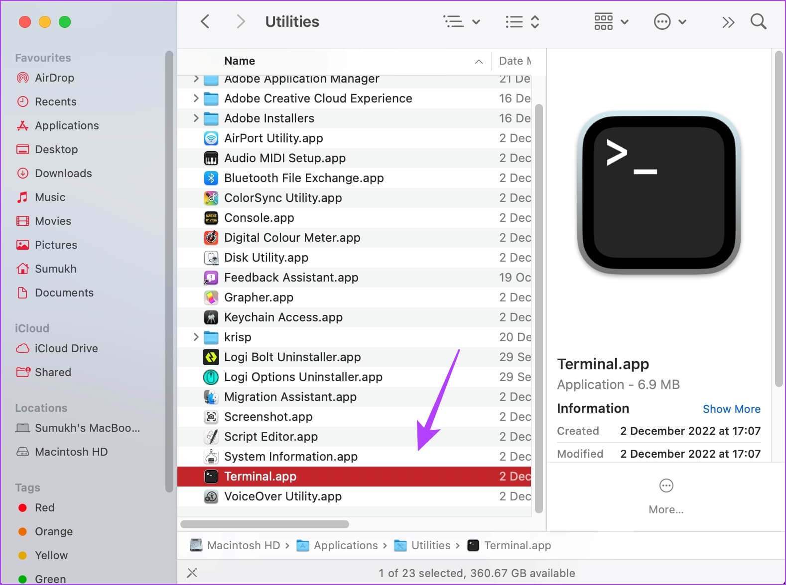 Open-Terminal-Mac كيفية مسح ذاكرة التخزين المؤقت لـ Microsoft Teams على Windows و Mac و iPhone و Android