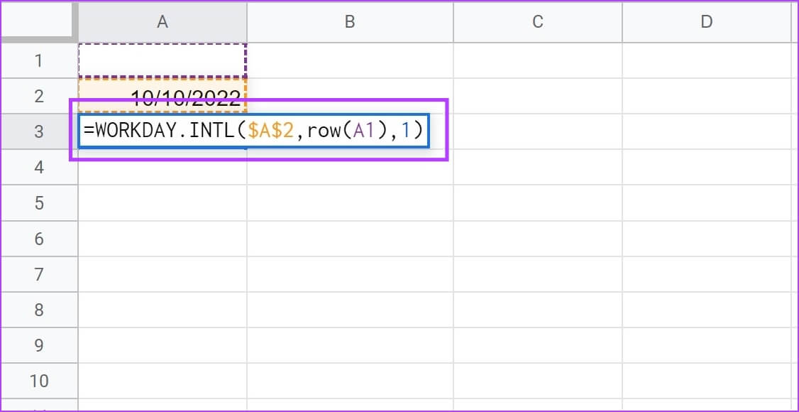 Paste-Formula-in-Next-Cell 3 طرق سهلة لإضافة التواريخ تلقائيًا في Google Sheets