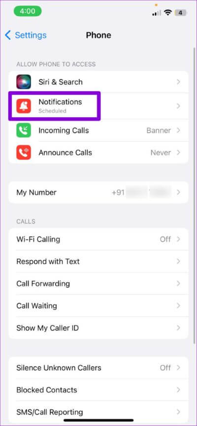 Phone-App-Notification-Settings-on-iPhone-474x1024-1 كيفية إصلاح عدم ظهور إشعارات المكالمات الفائتة على iPhone