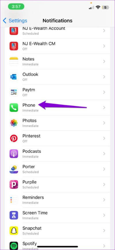Phone-App-Notifications-on-iPhone-474x1024-1 كيفية إصلاح عدم ظهور إشعارات المكالمات الفائتة على iPhone