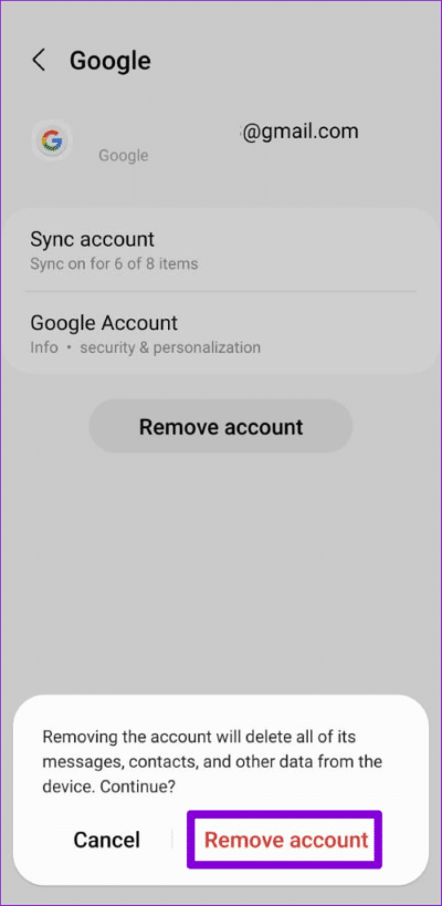 Remove-Account-from-Android-Phone-500x1024-1 أفضل 9 طرق لإصلاح عدم السماح بتسجيل الدخول في YouTube على Android و iPhone