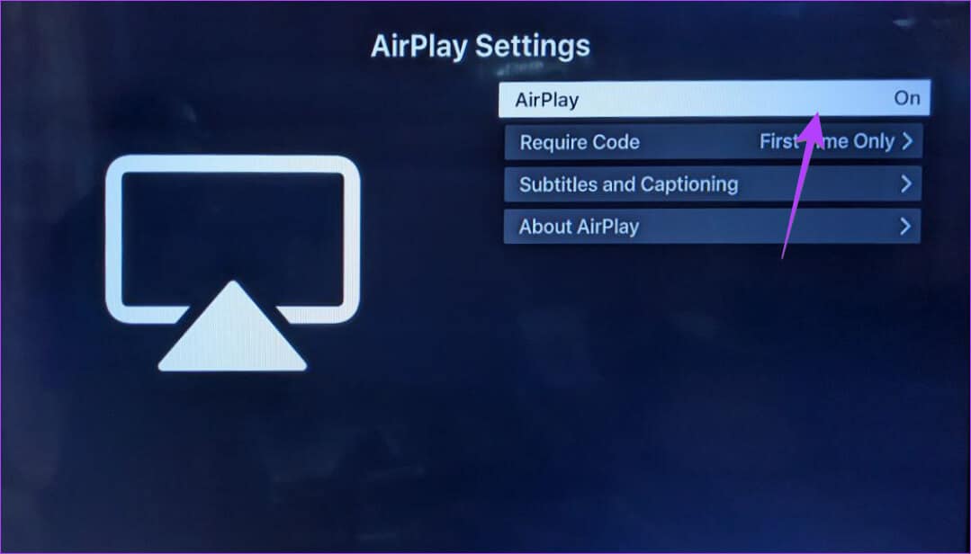 Samsung-TV-AirPlay-Enable أفضل 4 طرق لبث الفيديو أو عكس شاشة iPhone على Samsung TV