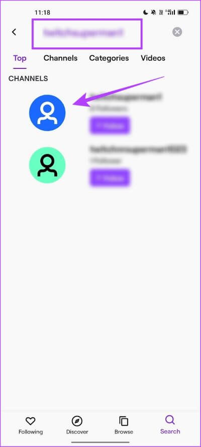 Search-for-Username-1 كيفية الهمس Whisper على Twitch لإرسال رسائل خاصة