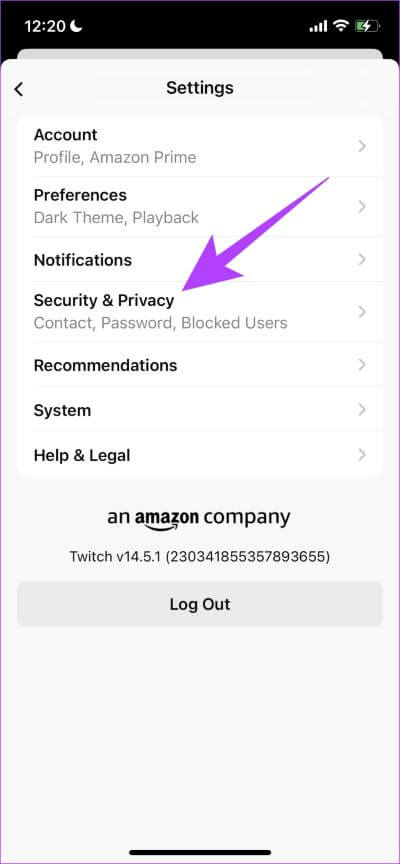 Security-and-Privacy-1 5 طرق لحظر شخص ما على تطبيق Twitch لأجهزة iPhone و Android