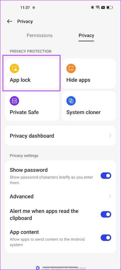 Select-App-Lock كيفية قفل علامات تبويب التصفح المتخفي في Google Chrome على Android وسطح المكتب