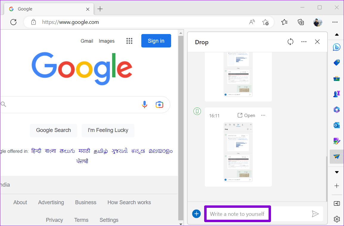 كيفية استخدام ميزة Drop على Microsoft Edge لمشاركة الملفات بين الأجهزة - %categories