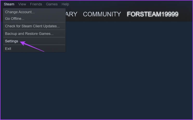 Settings-7 أفضل 7 طرق لإصلاح مشكلة الشاشة السوداء في مكتبة Steam على Windows 11