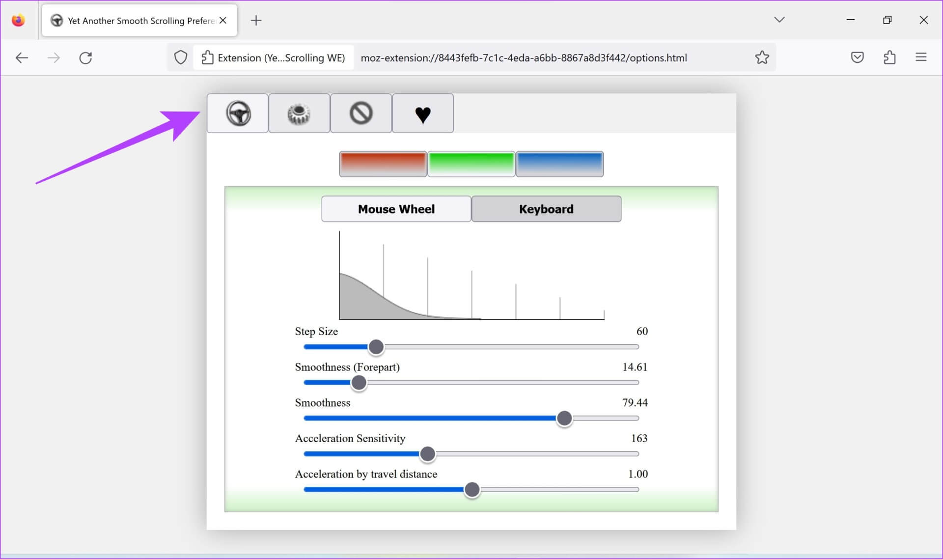 Smooth-Scroll-Customization أهم 3 طرق لتمكين التمرير السلس على Mozilla Firefox