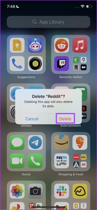 Tap-on-Delete-6 لماذا لا يمكنني التصويت المؤيّد أو المعارِض على تطبيق Reddit