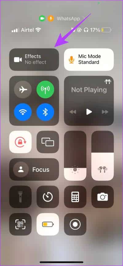 Tap-on-Effects-1 كيفية طمس الخلفية في مكالمات فيديو WhatsApp على iPhone و Android