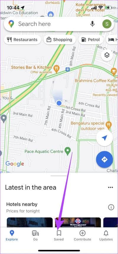 Tap-on-Saved كيفية إضافة أو تغيير موقع المنزل والعمل على Google Maps