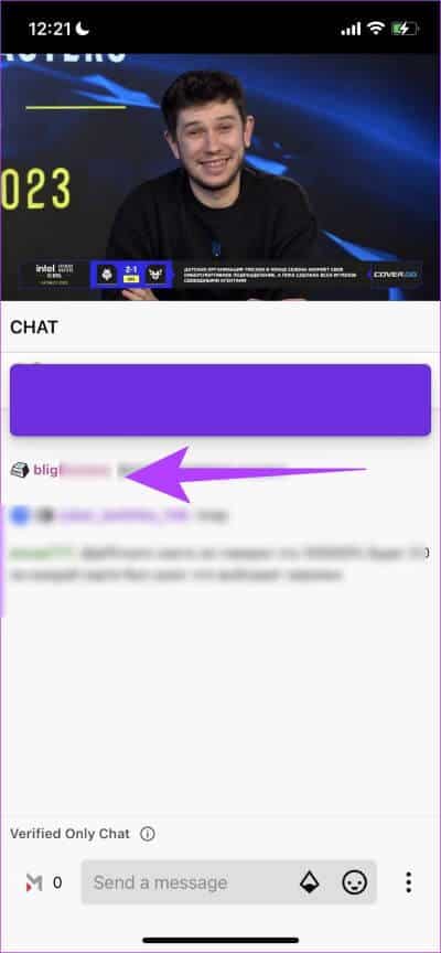 Tap-on-Username-in-Chat 5 طرق لحظر شخص ما على تطبيق Twitch لأجهزة iPhone و Android