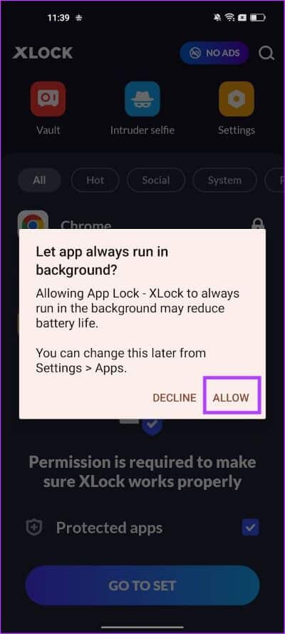 Tap-on-allow-1 كيفية قفل علامات تبويب التصفح المتخفي في Google Chrome على Android وسطح المكتب