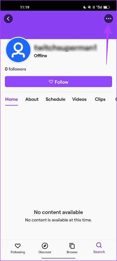 Tap-on-three-dots-10 كيفية الهمس Whisper على Twitch لإرسال رسائل خاصة
