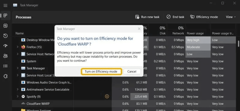 Turn-On-Efficency-Mode-Notice-1-800x370.jpg ما هو وضع الكفاءة في Windows 11 وكيفية تمكينه