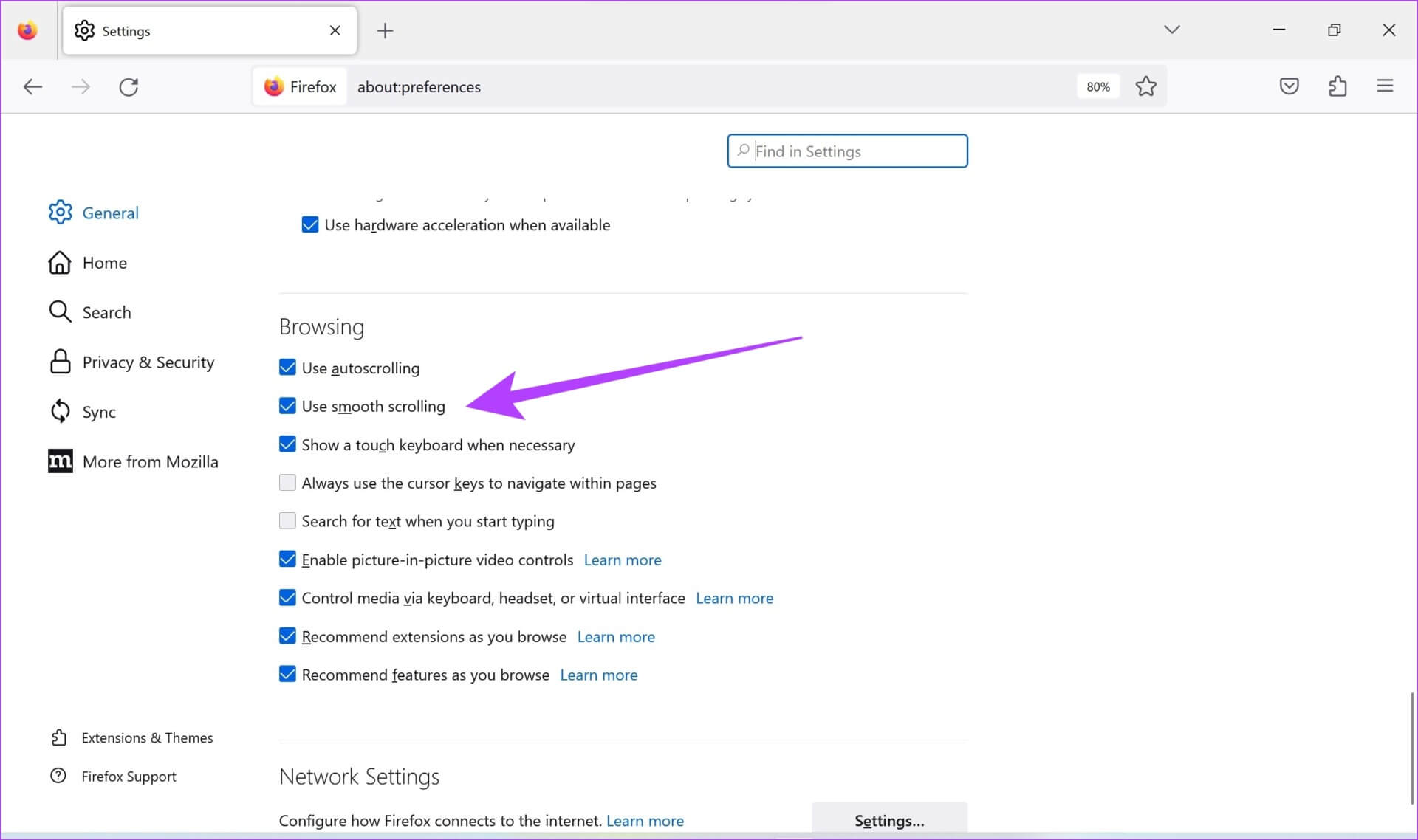 Turn-on-Smooth-Scrolling أهم 3 طرق لتمكين التمرير السلس على Mozilla Firefox