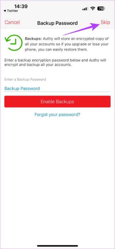 Twitter-2FA-Authy-18-473x1024-1 كيفية تمكين المصادقة الثنائية على Twitter بدون اشتراك Twitter Blue