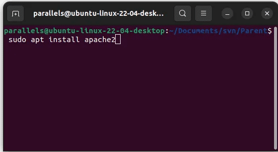 Ubuntu-Set-Up-Subversion-sudo-apt-install-apache2-e1676423043917.png كيفية إعداد التحكم في إصدار Subversion في Ubuntu