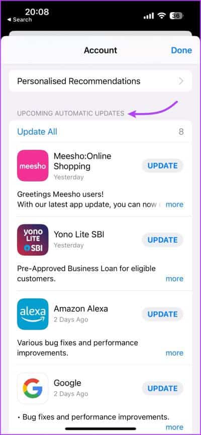 Update-Apps-From-the-App-Store كيفية تحديث التطبيقات على iPhone و iPad يدويًا أو تلقائيًا