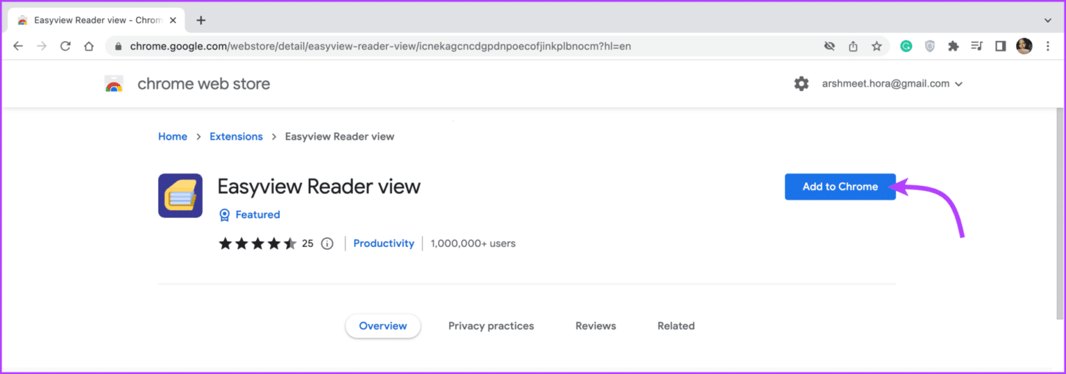 Use-Chrome-Extensions-to-Turn-on-Reader-Mode-2-1536x539-1 كيفية تمكين أو تعطيل وضع القارئ في Chrome