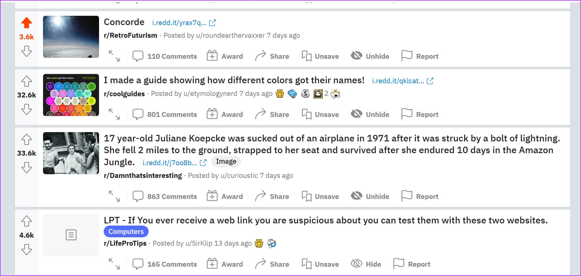 View-Saved-Posts كيفية مشاهدة المنشورات والتعليقات المحفوظة على Reddit (الكمبيوتر الشخصي والجوال)