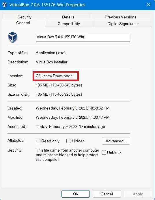 Windows-Access-Specified-Device-File-Properties-Location.jpg كيفية إصلاح خطأ "يتعذر على Windows الوصول إلى مسار الجهاز أو الملف المحدد"