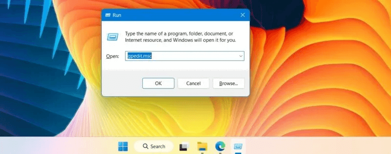 Windows-Access-Specified-Device-Run-Menu-Gpedit-Msc-800x317.jpg كيفية إصلاح خطأ "يتعذر على Windows الوصول إلى مسار الجهاز أو الملف المحدد"