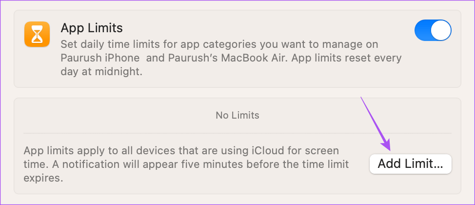 كيفية تعيين حدود التطبيقات على iPhone و iPad و Mac - %categories