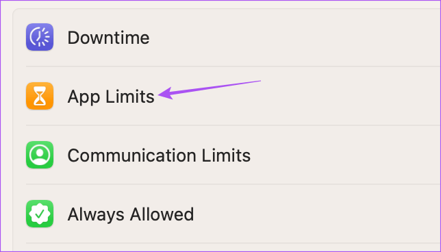 app-limits-screen-time-settings-mac كيفية تعيين حدود التطبيقات على iPhone و iPad و Mac
