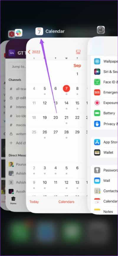 calendar-app-remove-from-background-iphone-474x1024-1 أفضل 8 إصلاحات لعدم تزامن تطبيق Calendar مع Outlook على iPhone