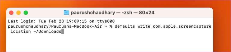 change-screenshot-location-on-mac-using-terminal-768x173-1 كيفية تغيير اسم الملف وموقع تنزيل لقطات الشاشة على نظام Mac
