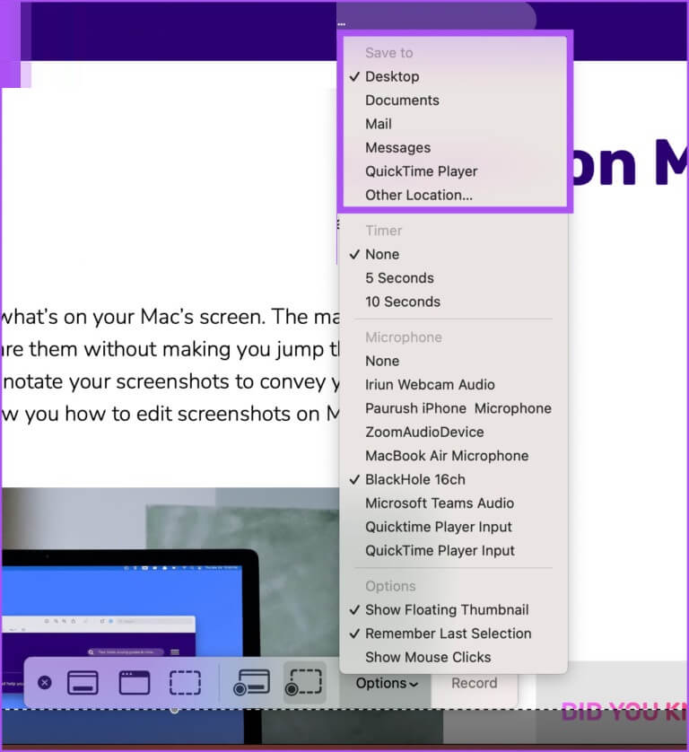 كيفية تغيير اسم الملف وموقع تنزيل لقطات الشاشة على نظام Mac - %categories