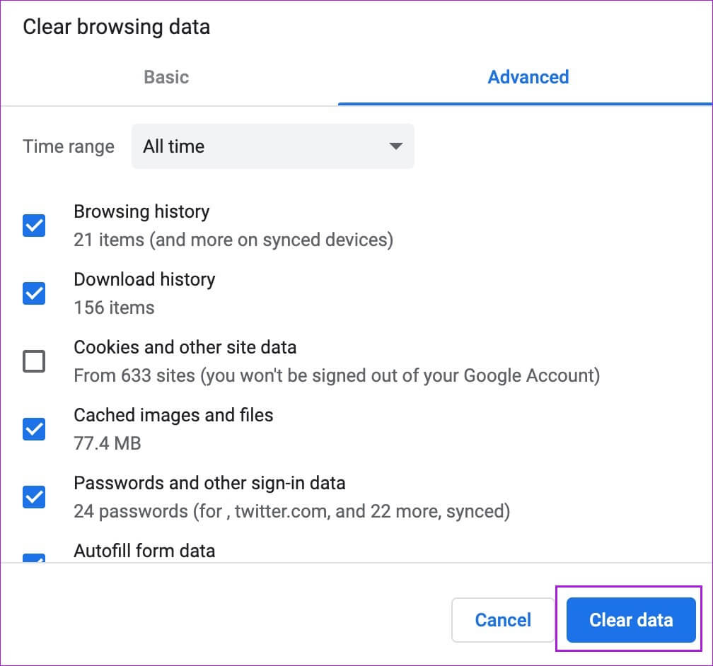 clear-browser-cache أفضل 8 طرق لإصلاح عدم عمل VPN مع Netflix