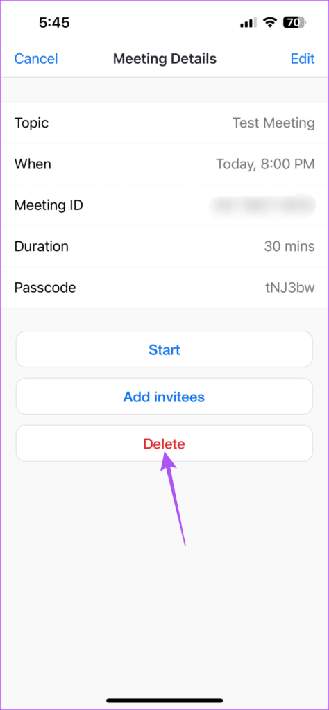delete-scheduled-meeting-zoom-app-mobile-474x1024-1 كيفية جدولة اجتماعات Zoom على الهاتف المحمول وسطح المكتب والويب
