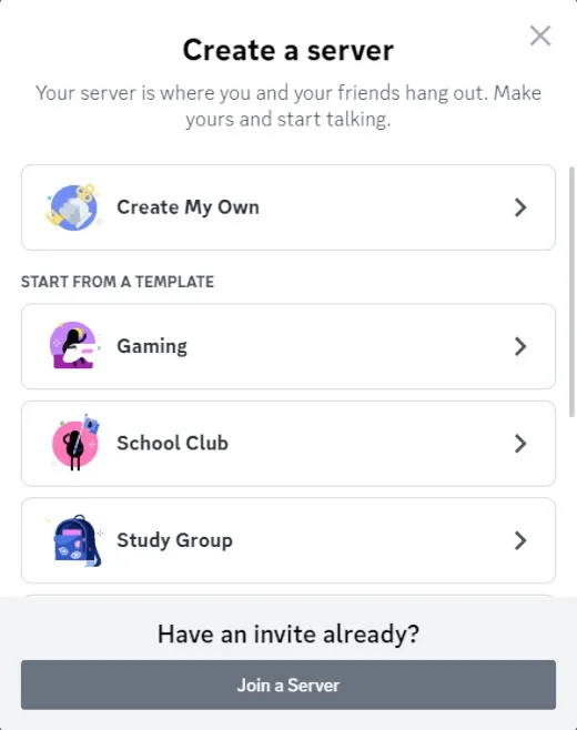 discord-how-to-add-hydra-bot-choose-server-type.jpg كيفية إضافة Hydra Bot إلى خادم Discord