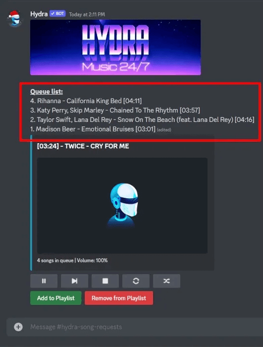 discord-how-to-add-hydra-bot-queue-list.jpg كيفية إضافة Hydra Bot إلى خادم Discord