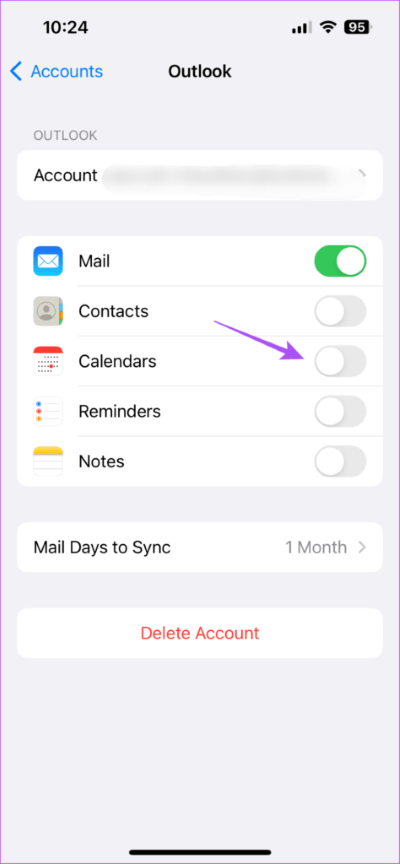 enable-outlook-calendar-iphone-474x1024-1 أفضل 8 إصلاحات لعدم تزامن تطبيق Calendar مع Outlook على iPhone
