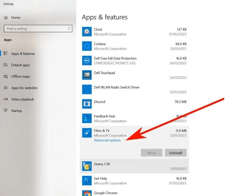 force-quit-apps-apps-features-settings.jpg كيفية فرض إنهاء البرامج غير المستجيبة في Windows بسهولة