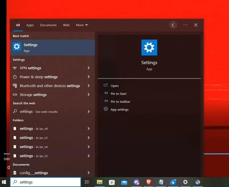 force-quit-apps-searching-settings-800x653.jpg كيفية فرض إنهاء البرامج غير المستجيبة في Windows بسهولة