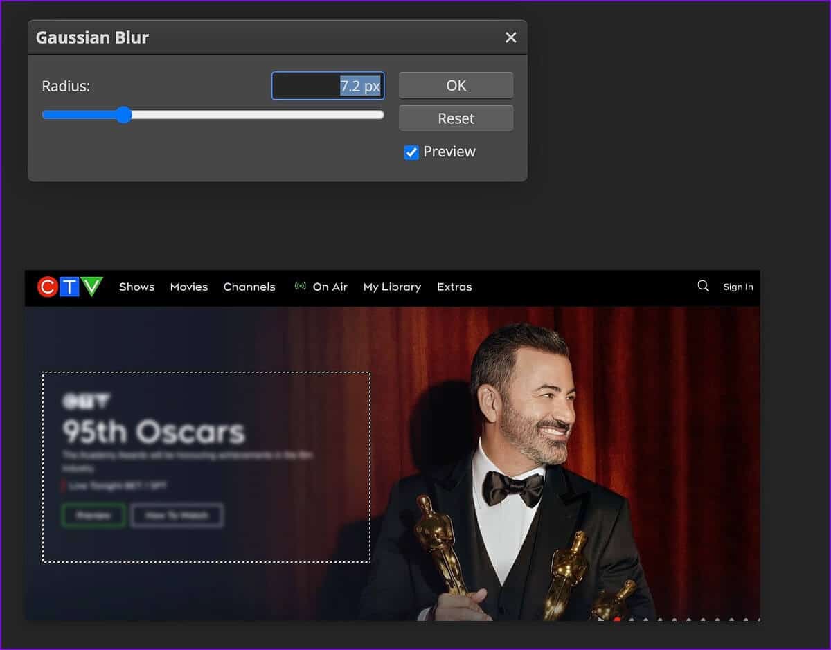 how-to-blur-out-part-of-a-picture-on-Mac-12 أفضل 4 طرق لجعل جزء من الصورة ضبابية على Mac