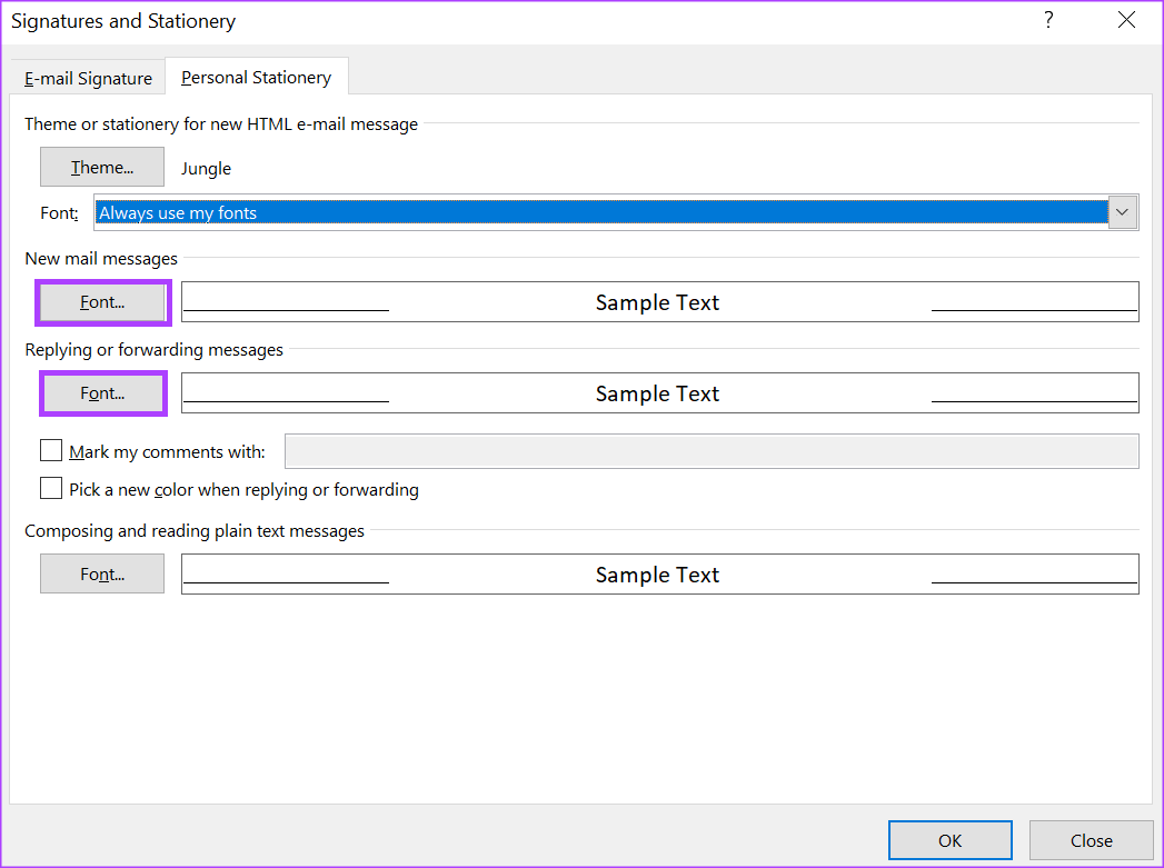 how-to-change-the-theme-of-outgoing-emails-in-microsoft-outlook-17 كيفية تغيير سمة رسائل البريد الإلكتروني الصادرة في Microsoft Outlook