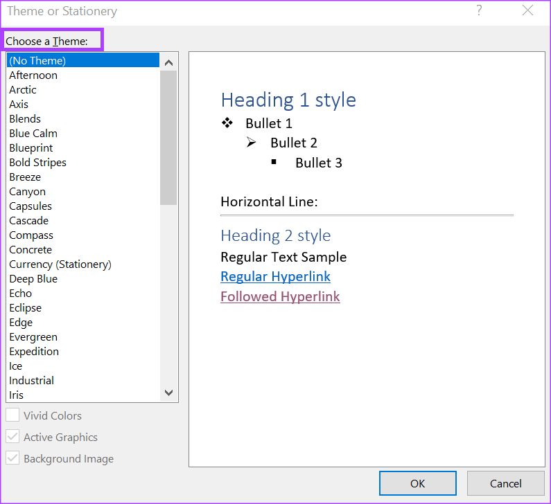 how-to-change-the-theme-of-outgoing-emails-in-microsoft-outlook-6 كيفية تغيير سمة رسائل البريد الإلكتروني الصادرة في Microsoft Outlook