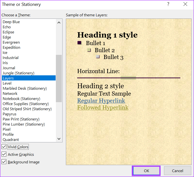 how-to-change-the-theme-of-outgoing-emails-in-microsoft-outlook-8 كيفية تغيير سمة رسائل البريد الإلكتروني الصادرة في Microsoft Outlook