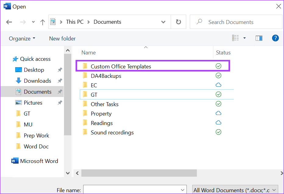 how-to-create-and-use-document-templates-in-Microsoft-Word-6 كيفية إنشاء واستخدام قوالب المستندات المخصصة في Microsoft Word