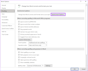 AutoCorrectie-instellingen bewerken in Microsoft Word | Het beste huis