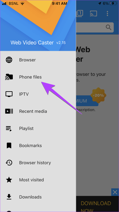 iPhone-All-Cast-App-Device-Files أفضل 4 طرق لبث الفيديو أو عكس شاشة iPhone على Samsung TV